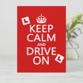 Calm 保 and Drive On（学習者） 招待状 (スタンド正面)