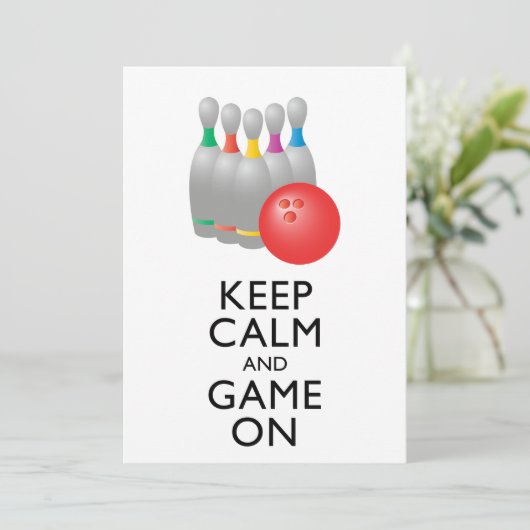 CALM 保 AND GAME ON -ボーリング (スタンド正面)
