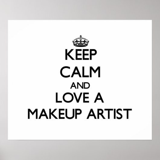 Calm 保 and love a  Make up Artist ポスター (正面)