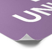 Calm 保 and Love Unicornsプリントまたはポスター ポスター (角)