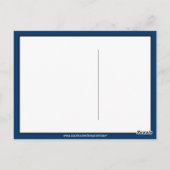 Calm 保 and Love Wolves (任意の背景色) ポストカード (裏面)