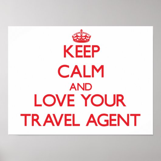 Calm 保 and Love your Travel Agent ポスター (正面)