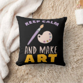 Calm 保 and Make Artの写真絵画アーティスト クッション (ブランケット)