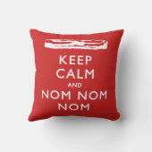 Calm 保 and Nom Nom Nom (Bacon) クッション (裏面)
