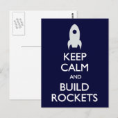Calm 保 Build Rocketポストカード ポストカード (正面/裏面)