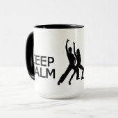 Calm 保 & Dance On mag -スタイル、カラーを選択 マグカップ (正面左)