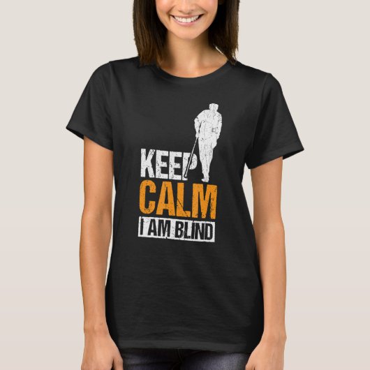 Calm 保 I Am Blind People 1 Tシャツ (正面)