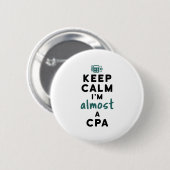 Calm 保 I'm a CPA Future Accountant 缶バッジ (正面&裏面)