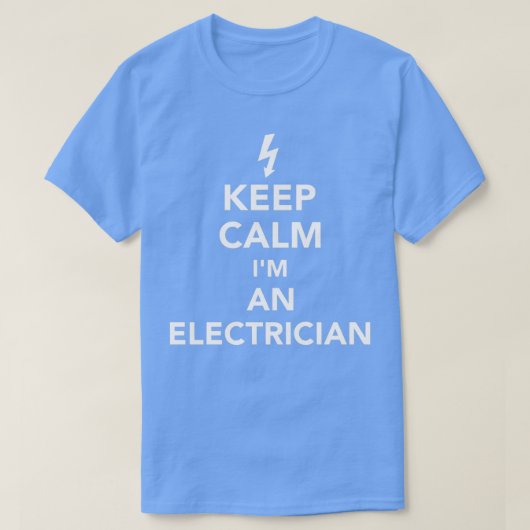 Calm 保 Ix27M An ElectricianTShirt Tシャツ (デザイン正面)