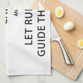 Calm 保 Let Rudolphガイドスリー キッチンタオル (四つ折り)