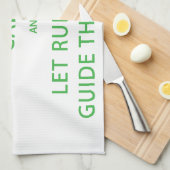 Calm 保 Let Rudolphガイドスリー キッチンタオル (四つ折り)