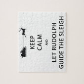 Calm 保 Let Rudolphガイドスリー ジグソーパズル (縦)