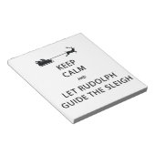 Calm 保 Let Rudolphガイドスリー ノートパッド (アングル)