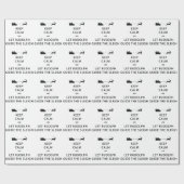 Calm 保 Let Rudolphガイドスリー ラッピングペーパー (フラット)