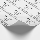 Calm 保 Let Rudolphガイドスリー ラッピングペーパー (角)