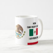 Calm 保 Mexicoとおもしろい文字、メキシコ国旗 コーヒーマグカップ (正面右)