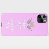 Calm 保 Mommy Pink iPhoneケース iPhone 11Pro Maxケース (裏面横)