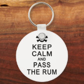 Calm 保 & Pass The Rumキーチェーン キーホルダー (正面)