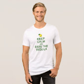 CALM 保 & PASS THE TEQUILAシャツ – スタイルを選ぶ トライブレンドTシャツ (正面全面)