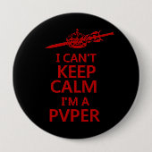 Calm 保 PVPゲーマーボタン 缶バッジ (正面)