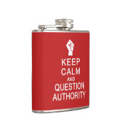 Calm 保 & Question Authorityのフラカスタムスク フラスク (右)