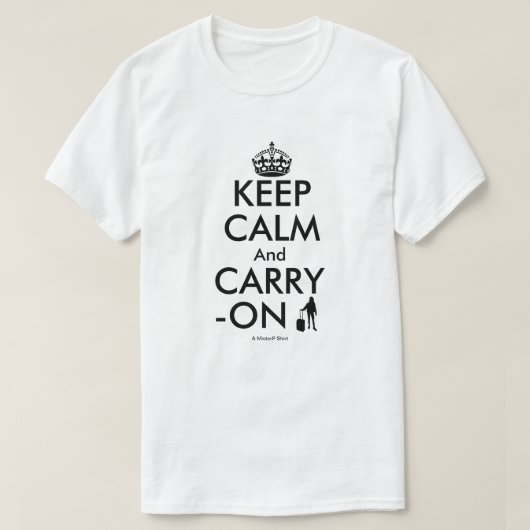 Calm 保 (Travel Variant) - A MisterP Shirt Tシャツ (デザイン正面)