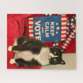 Calm 保 & Vote – アンリさんと ジグソーパズル (横)