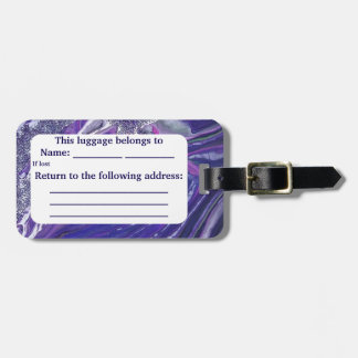 Calm Acrylic注インスパイア荷タグ ラゲッジタグ