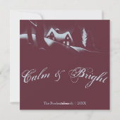 Calm and Bright | フラット ホリデーカード (裏面)