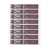 Calm and Bright | Wraparound Return Address Label ラップアラウンドラベル (シート)