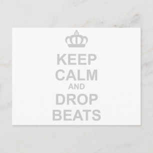 Calm And Drop保ビート- DJ Disk Jockey Music ポストカード