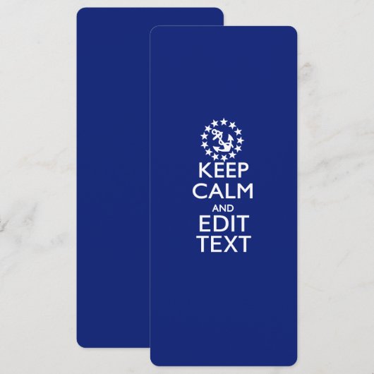 Calm And Edit航海の保文字 (正面/裏面)