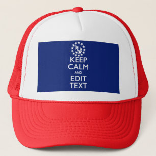 Calm And Edit航海の保文字 キャップ
