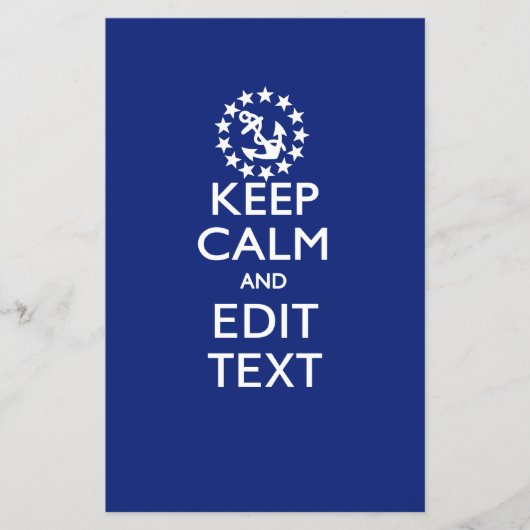Calm And Edit航海の保文字 チラシ (正面)