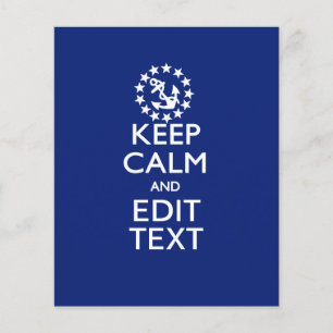 Calm And Edit航海の保文字 チラシ