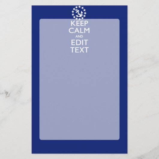 Calm And Edit航海の保文字 便箋 (正面)