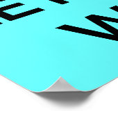 Calm and Let's Get Poster保(穏やかにポスターを取ろう風変わり) ポスター (角)