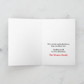 Calm  and Lockdownのグリーティングカード 招待状 (内部)