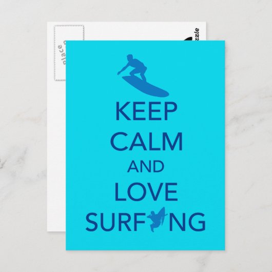Calm and Love保サーフィンギフトセレクション ポストカード (正面/裏面)