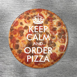 Calm and Order 保 Pizza Photo マグネット