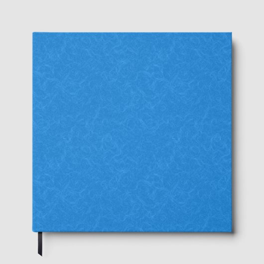 calm and serene blue background swirling pattern ゲストブック (正面)