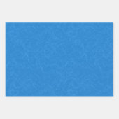 calm and serene blue background swirling pattern ラッピングペーパーシート (正面2)
