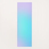 Calm Aquaとラベンダーグラデーション ヨガマット (裏面)
