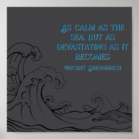 Calm as the Sea Poster ポスター (正面)