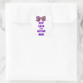 Calm Autism Momスタンプ スクエアシール (バッグ)