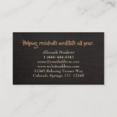 Calm Bamboo Chocolate Yoga先生名刺 名刺 (裏面)