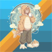 Calm Before the Puff シール (正面)