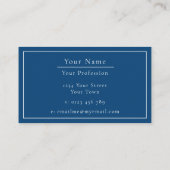 Calm Blueビーチシーンカスタマイズ 名刺 (裏面)