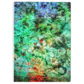 Calm blue abstract clipboard,Dazzling smooth blue クリップボード (裏面)