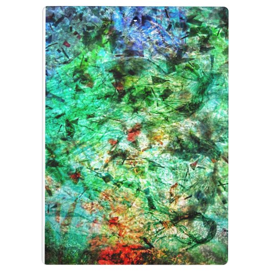 Calm blue abstract clipboard,Dazzling smooth blue  クリップボード (裏面)